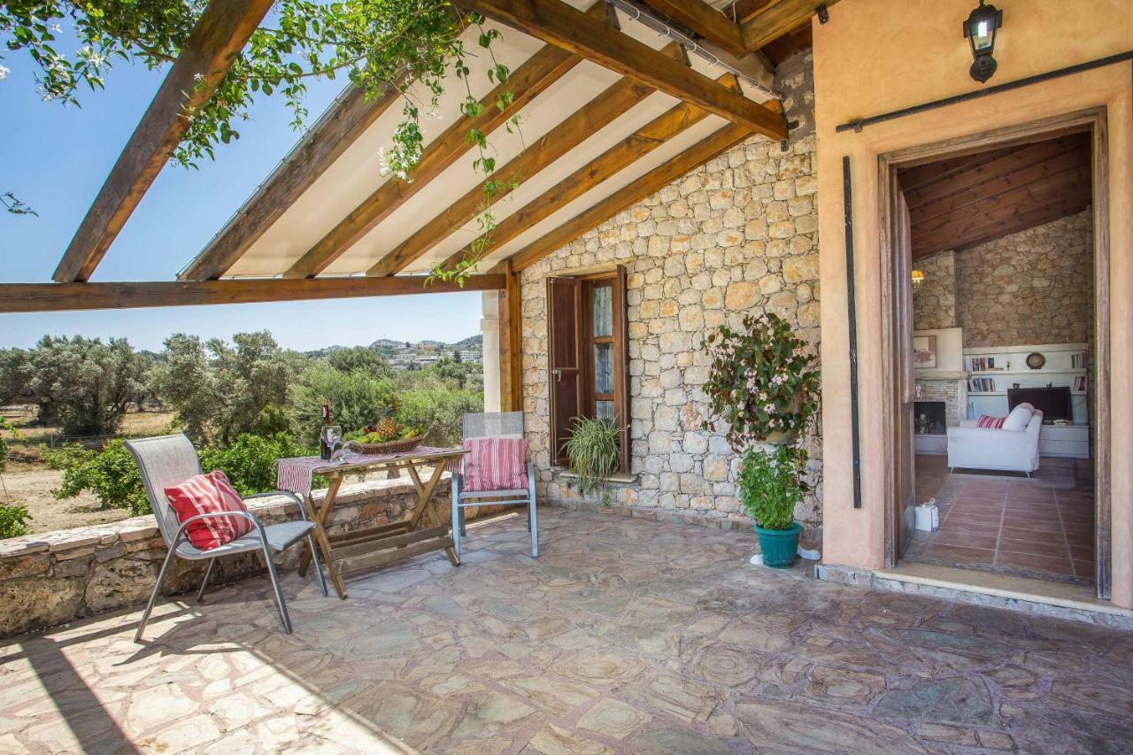 Sunny Countryside Villa - With Private Pool Faliraki Luaran gambar